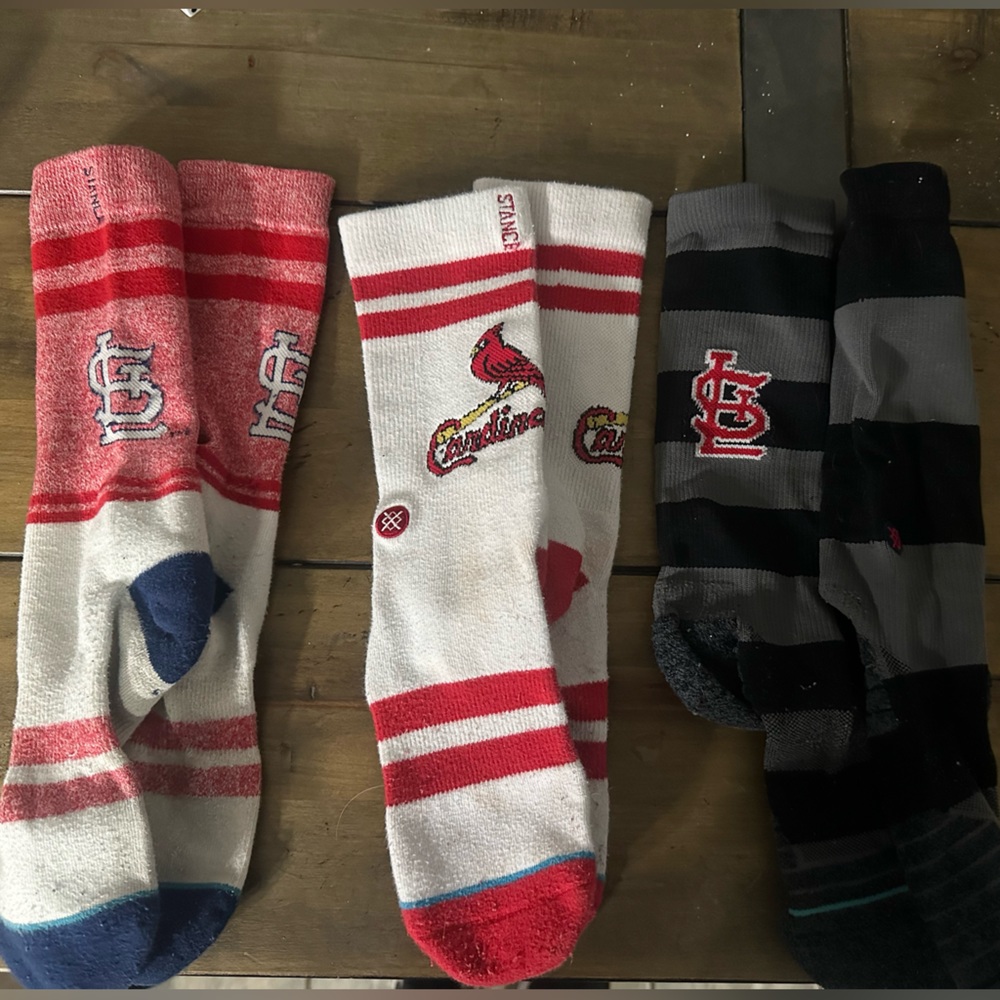 STL Cardinals Stance socks lot